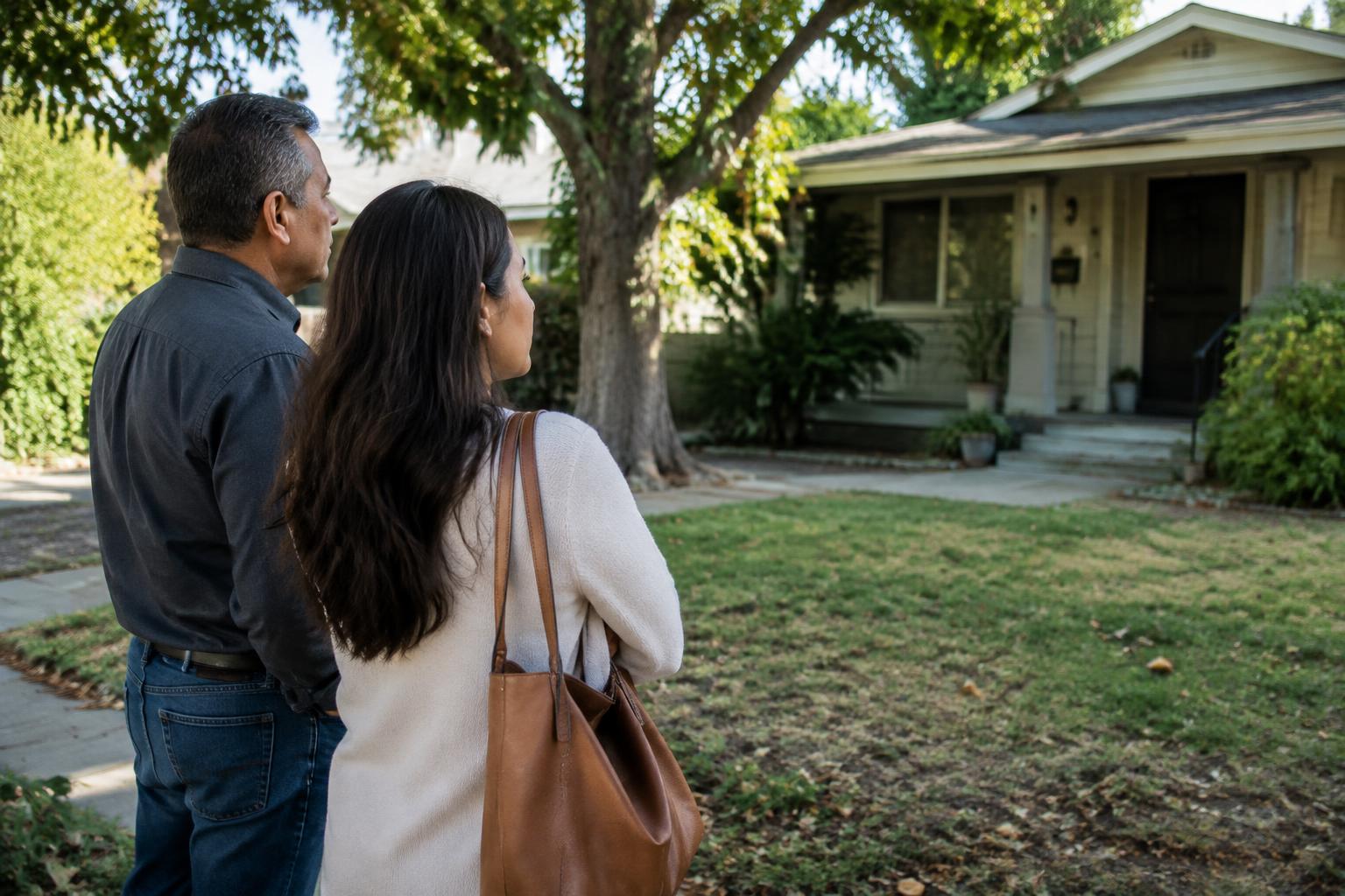Family co-owners considering the future of a jointly owned residential property.